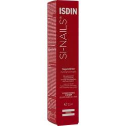 Rote Verpackung für Nagelstärker mit weißem Text "ISDIN SI-NAILS".